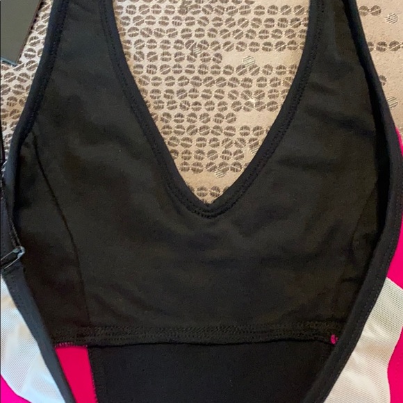 Runway New York Black/Pink Halter Active Top - Picture 8 of 12